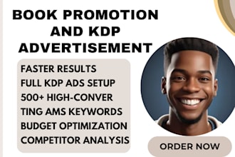 do book promotion and advertisement or amazon KDP marketing