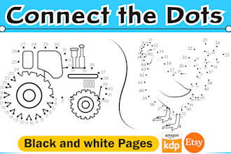 do funny connect the dots book, dot to dot, and kids workbook