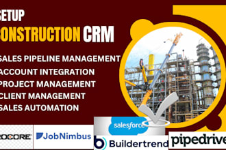 setup zoho jobnimbus buildertrend contractor forman pipedrive construction
