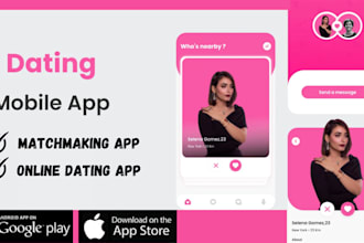 create online dating app, online matchmaking app, ai dating app, online chat app