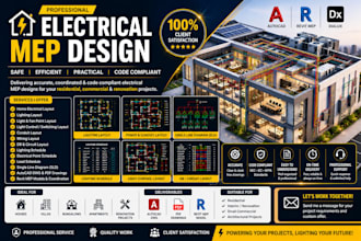 do professional electrical and mep cad drawings