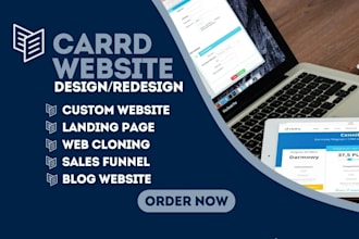 carrd website design wordpress homepage redesign carrd website landing page seo