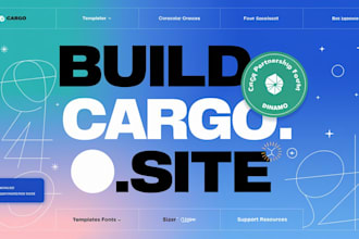 design cargo website, edit, fix cargo collective or redesign cargo collective