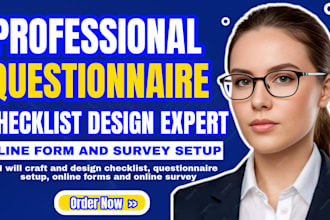 craft and design checklist, questionnaire setup, online forms and online survey