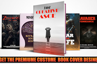 create professional ebook kindle and book cover design