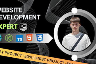 do website development as frontend and full stack web developer