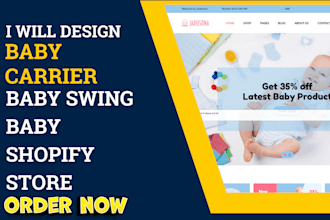 design baby carrier shopify store baby swing store baby shopify store