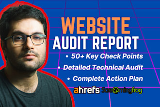 do complete SEO audit of your website and deliver a report