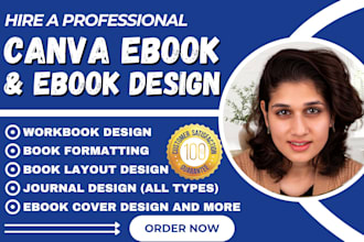 design canva ebook digital journal planner design workbook lead magnet for KDP