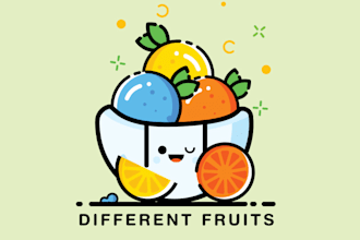 design cute girl water bottle brand logo