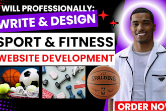 design your wordpress sport website, health ebooks, lead magnet, sport brochure