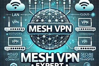 set up a secure mesh VPN to connect multiple lan networks