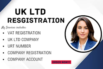 do UK ltd or cic registration, vat and utr applications for UK and non UK