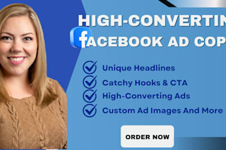 write high converting  facebook ad copy to boost your business