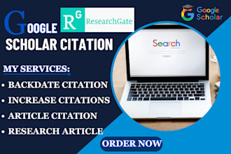 boost google scholar citations,backdate citations and publish article in journal