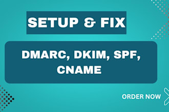 setup spf, dkim, dmarc and mx records