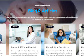 build oral care website toothpaste shopify store teeth whitening store dropship