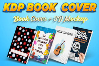 create book cover design, book cover, kindle book cover
