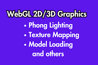 design interactive 2d 3d webgl visuals for any project