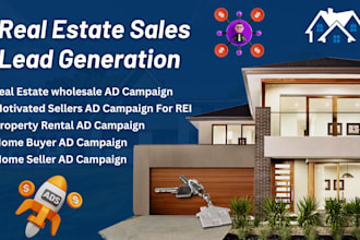 generate real estate home sellers leads using google ads and facebook ads