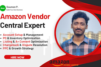 be your amazon vendor central expert