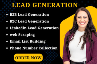 do b2b lead generation, linkedin lead generation, and lead list