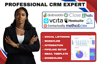 agile dubsado hootsuite vcita 17hats method contactuallly close io integration