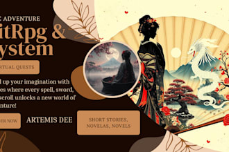 write litrpg and system stories for webtoons and ebooks