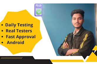 provide you 25 real testers for your app closed testing