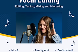 edit, tune, mix and master your vocals for pro sound