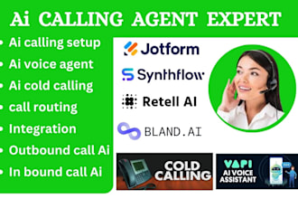 setup jotform ai synthflow retell ai vapi ai bland ai calling ai agent chatbot