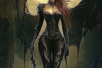 make fantasy horror and any character from that genre