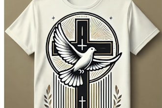 make christian t shirt design for you