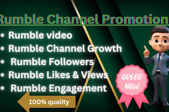 do rumble video promotion rumble channel rumble views