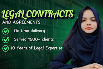 write legal contracts and agreements