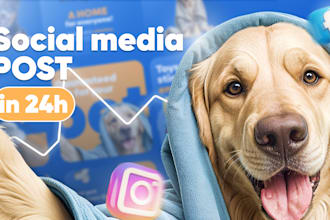 design creative social media posts and ad banners for facebook and instagram