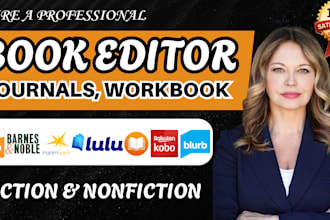 proofread, edit, format journal, workbook,memoir christian book, nonfiction book