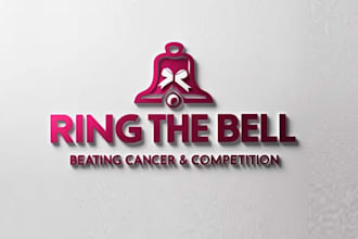 design an awesome ring bell logo with express delivery