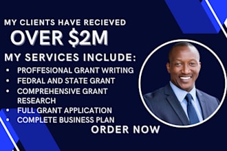 expertly write your grant proposal, research, and application