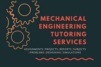 tutor civil structural engineering mechanical engineering, project report