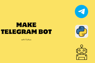 make telegram bot and automation in python
