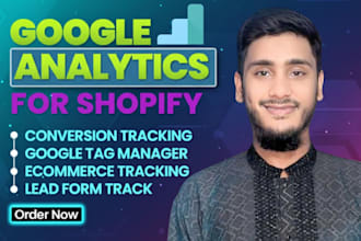 setup advanced web analytics ga4 e commerce tracking on shopify via GTM