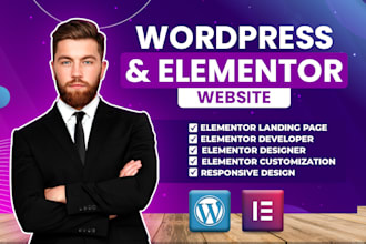 build high converting landing pages and websites with elementor