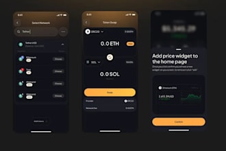 develop wallet app crypto wallet app fintech app exchange website blockchain app