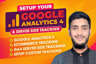 set up advanced web analytics ga4 e commerce conversion tracking via GTM