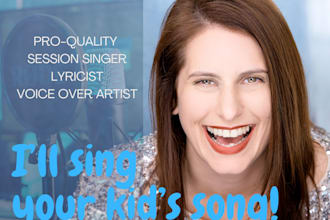 session sing your kids song, nursery rhyme, jingle or theme