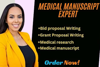 proofread and write format medical research manuscript medical article