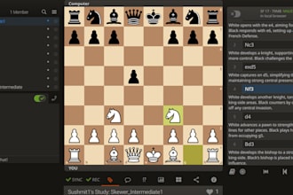 create custom chess teaching materials for academies and youtube channels