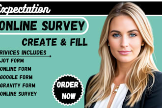 design and develop jotform, type form, online forms and surveys