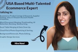 list SEO amazon or ebay product listings that have accurate verified research